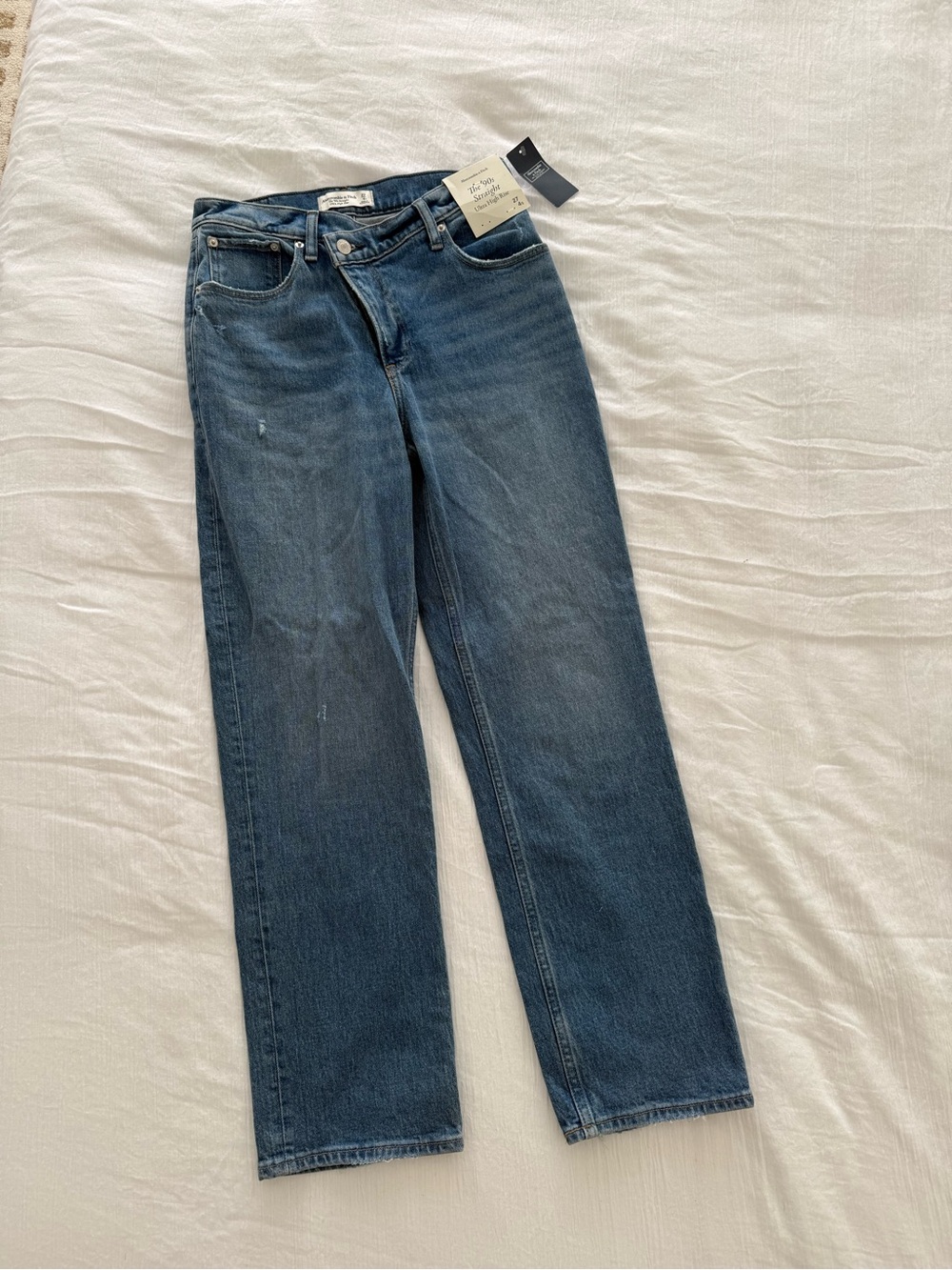Abercrombie & Fitch The 90s Straight Ultra High Rise Jeans Size 27 4 Short